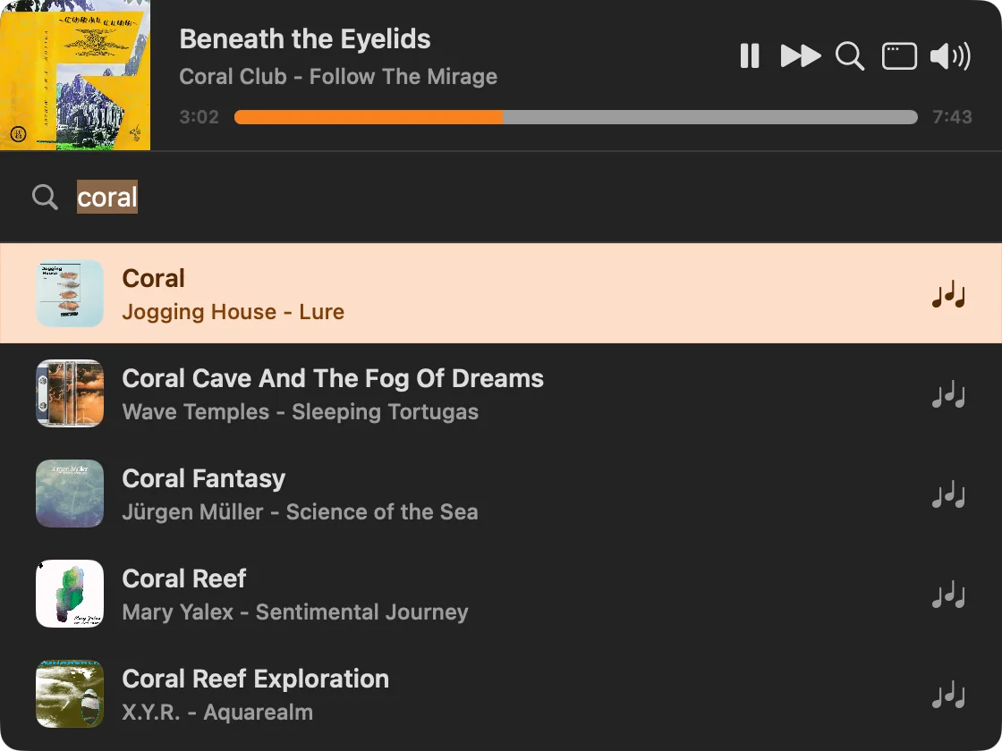 MiniMoon desktop mini player