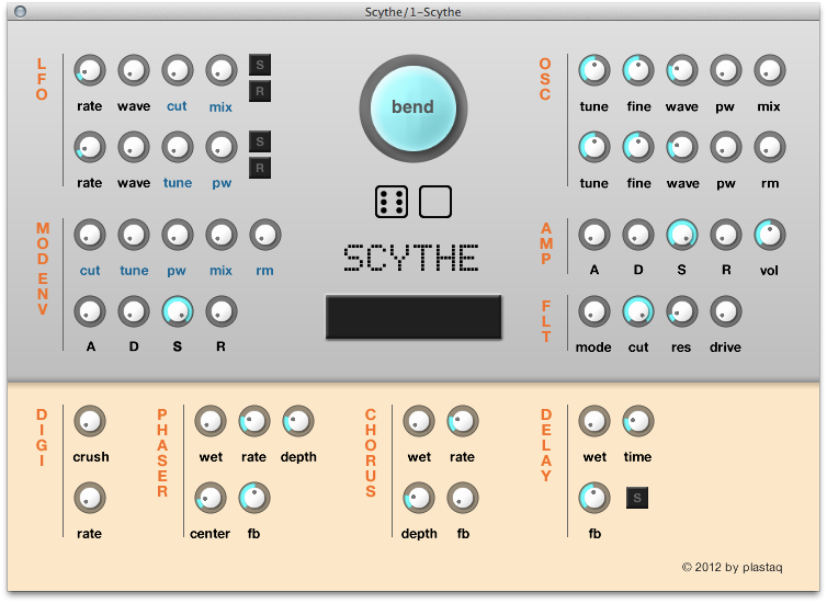 Scythe VST screenshot