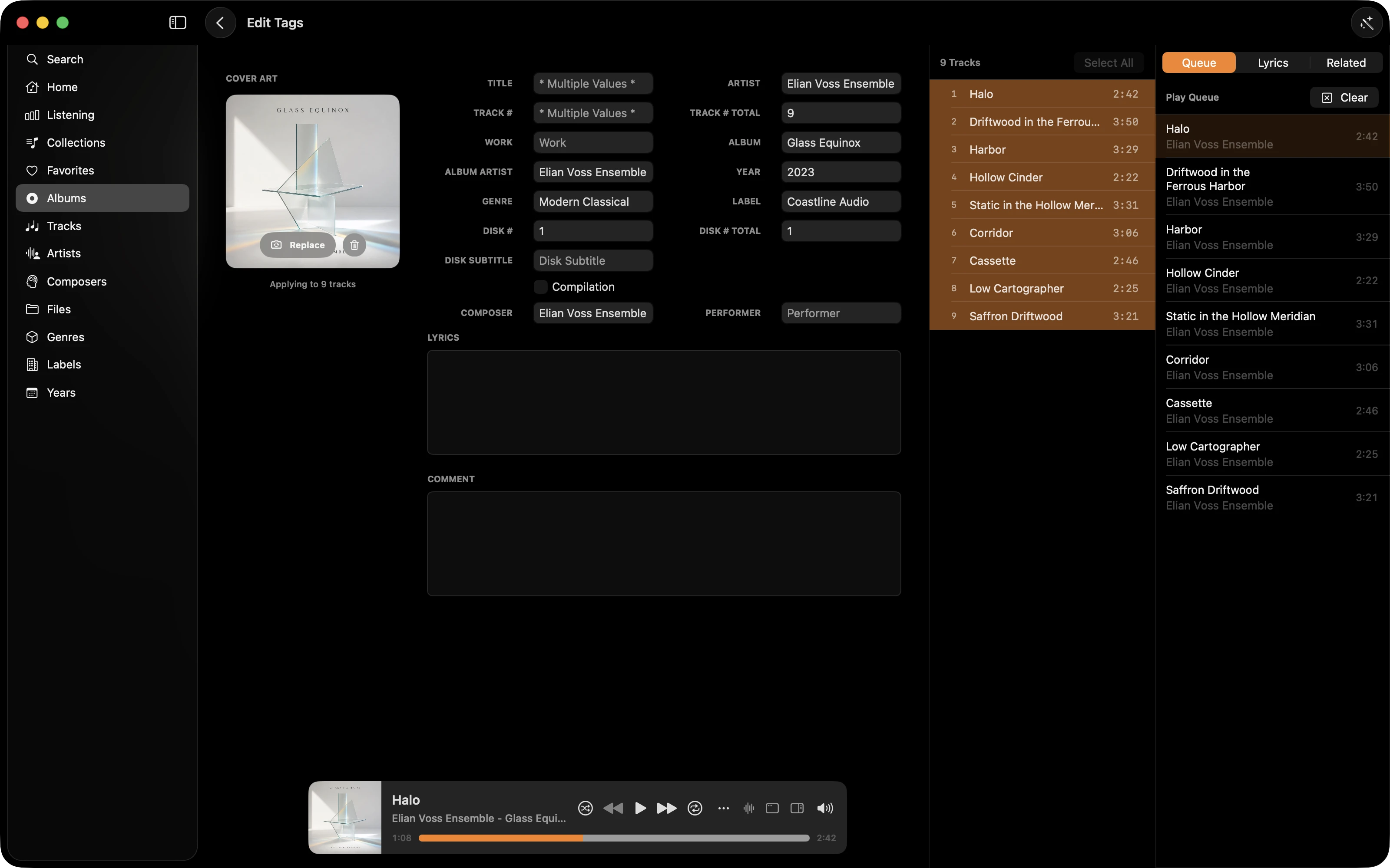 MiniMoon metadata and tag editor
