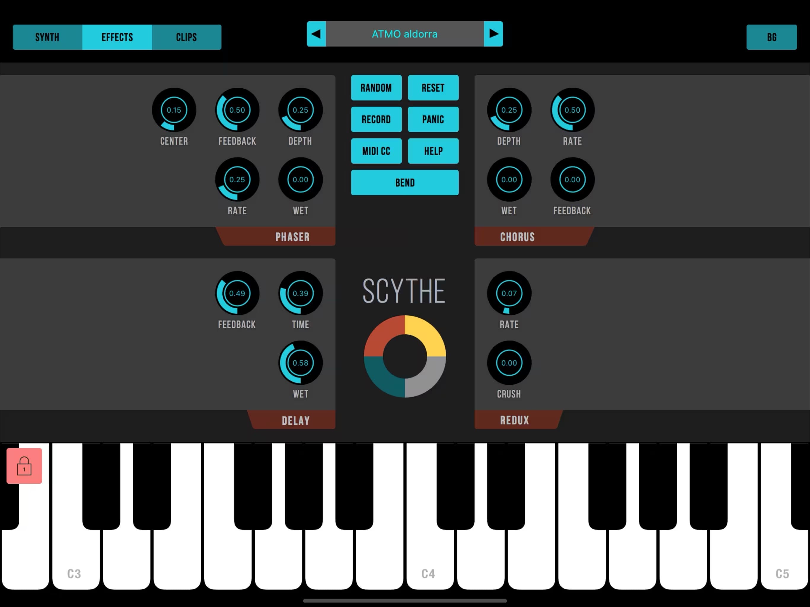 Scythe iOS screenshot